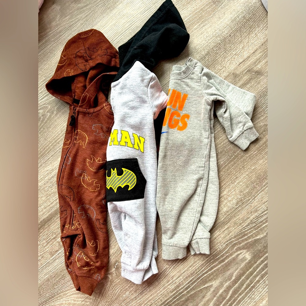 Three Baby Boy Jumpsuits